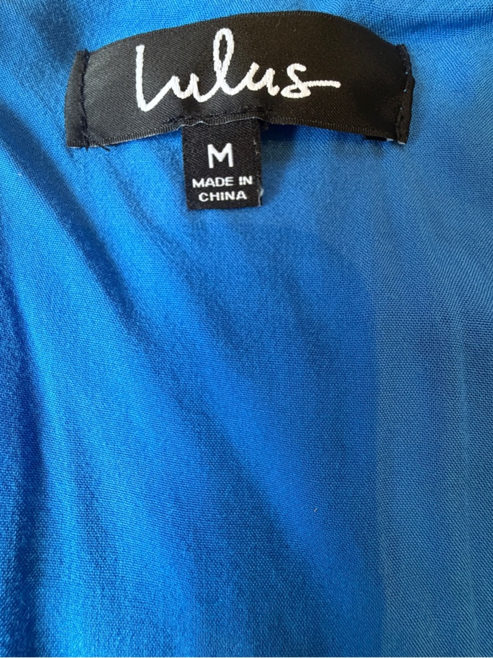 Lulus Women’s Bloomin' Love Blue Floral Pattern Skater Dress Size M - Picture 6 of 12